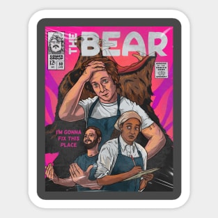 The Bear Comics Sticker